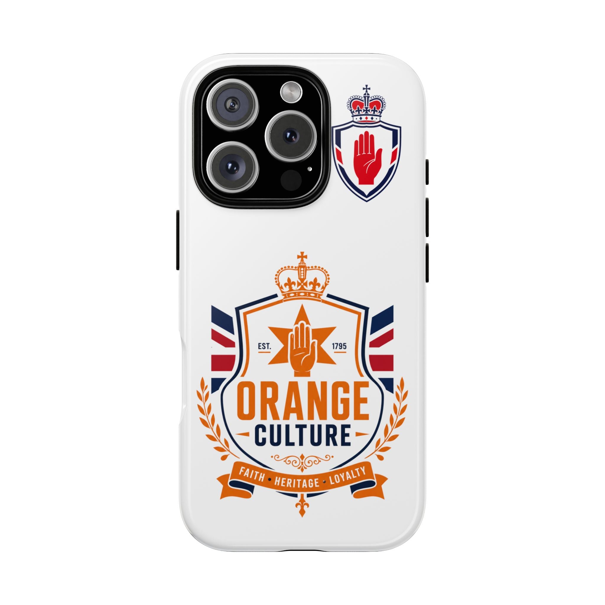 Orange Culture Phone Case — Patriotic Protective Cover