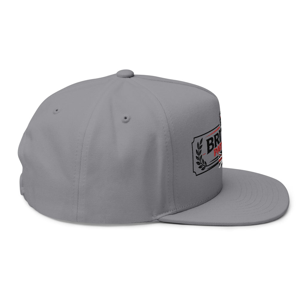 British Patriot Embroidered Flat Bill Cap