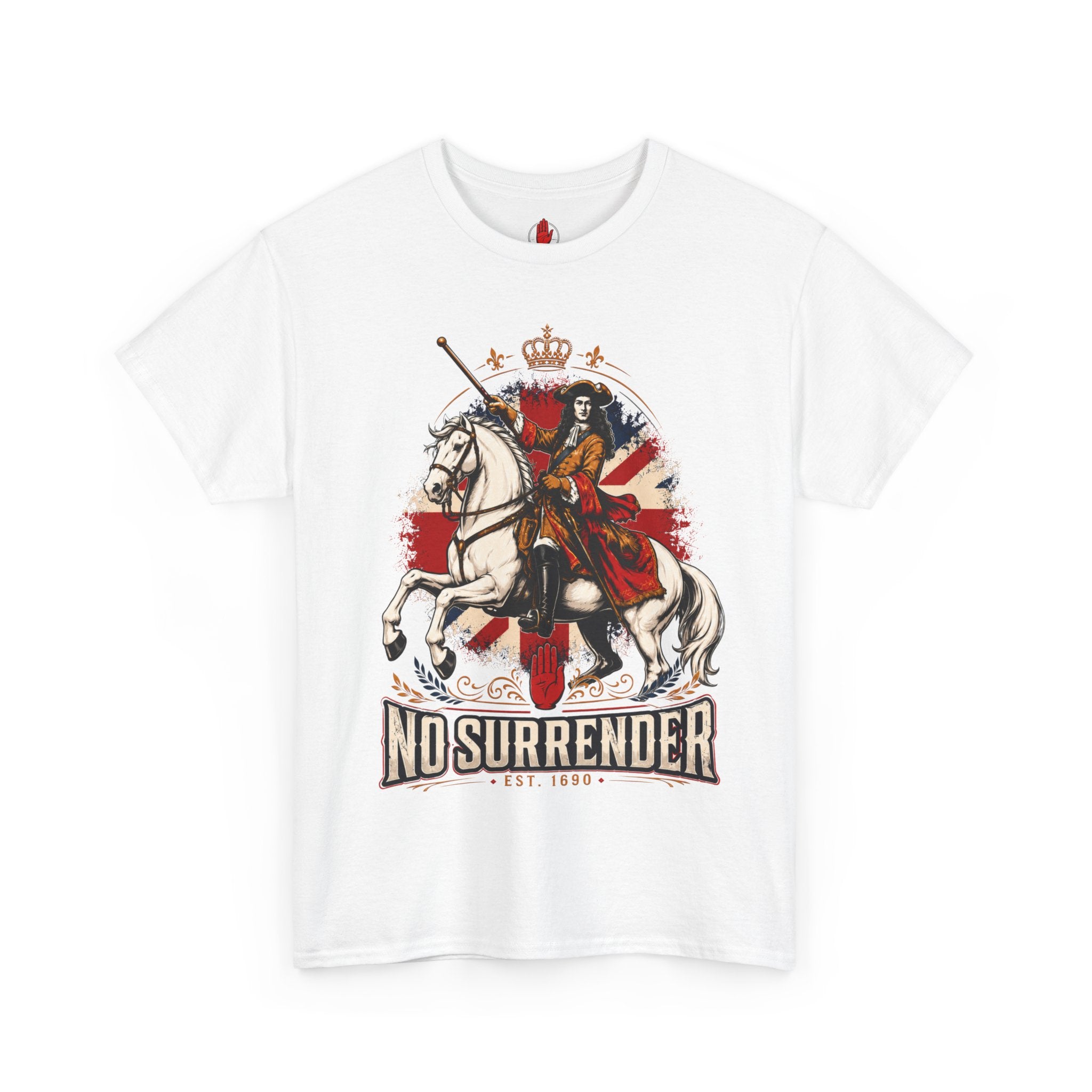 No Surrender T-Shirt — Bold British Graphic Tee