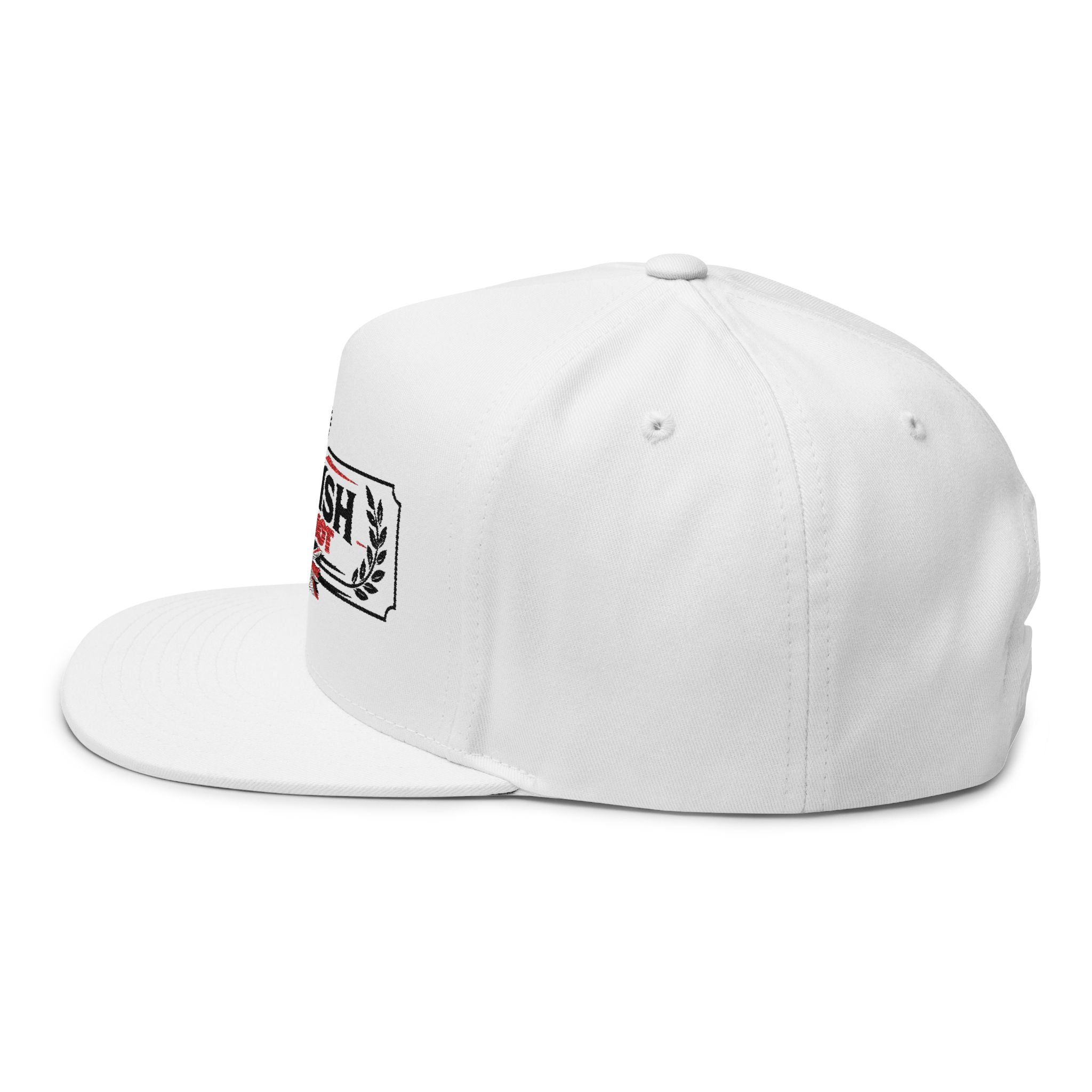 British Patriot Embroidered Flat Bill Cap