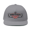 British Patriot Embroidered Flat Bill Cap
