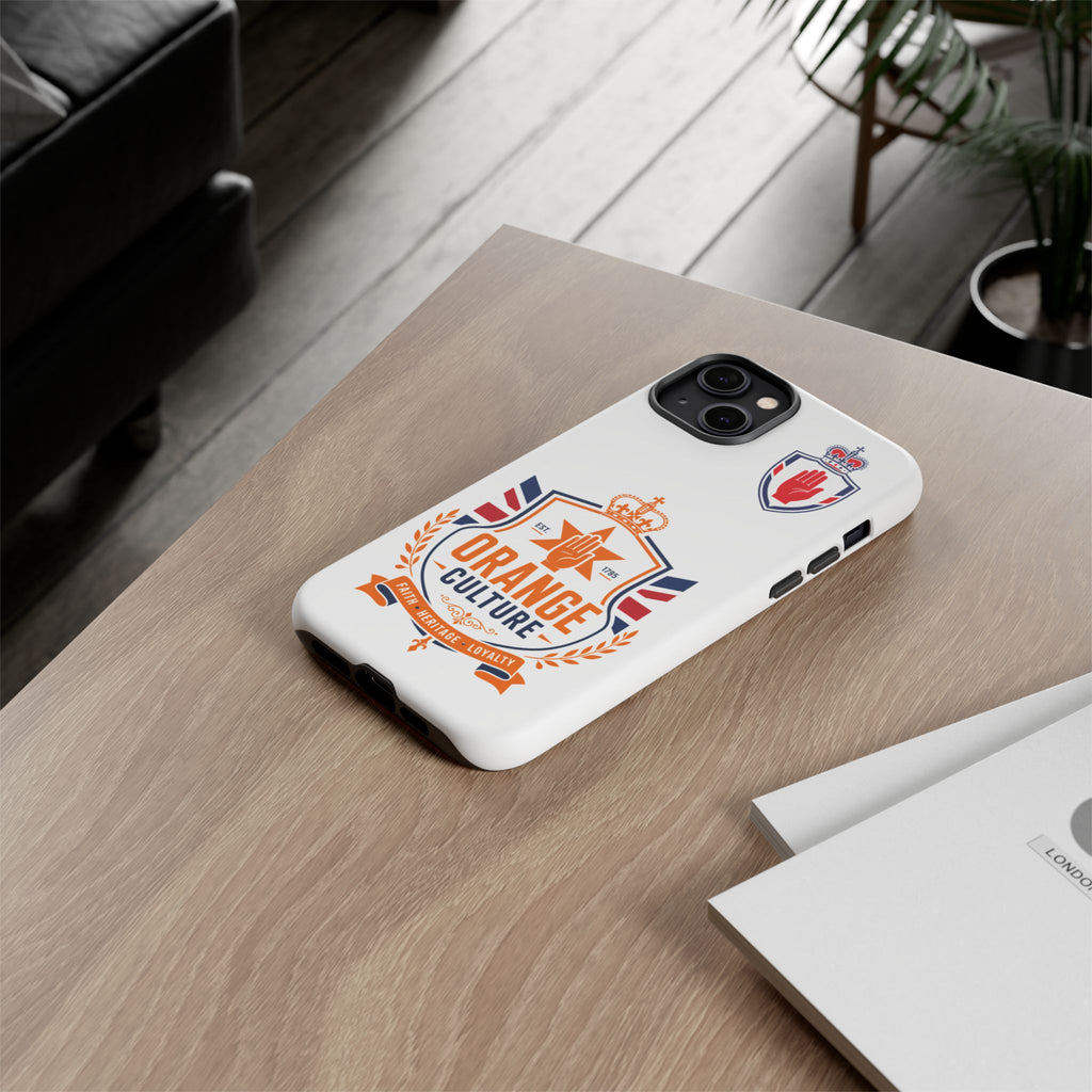 Orange Culture Phone Case — Patriotic Protective Cover