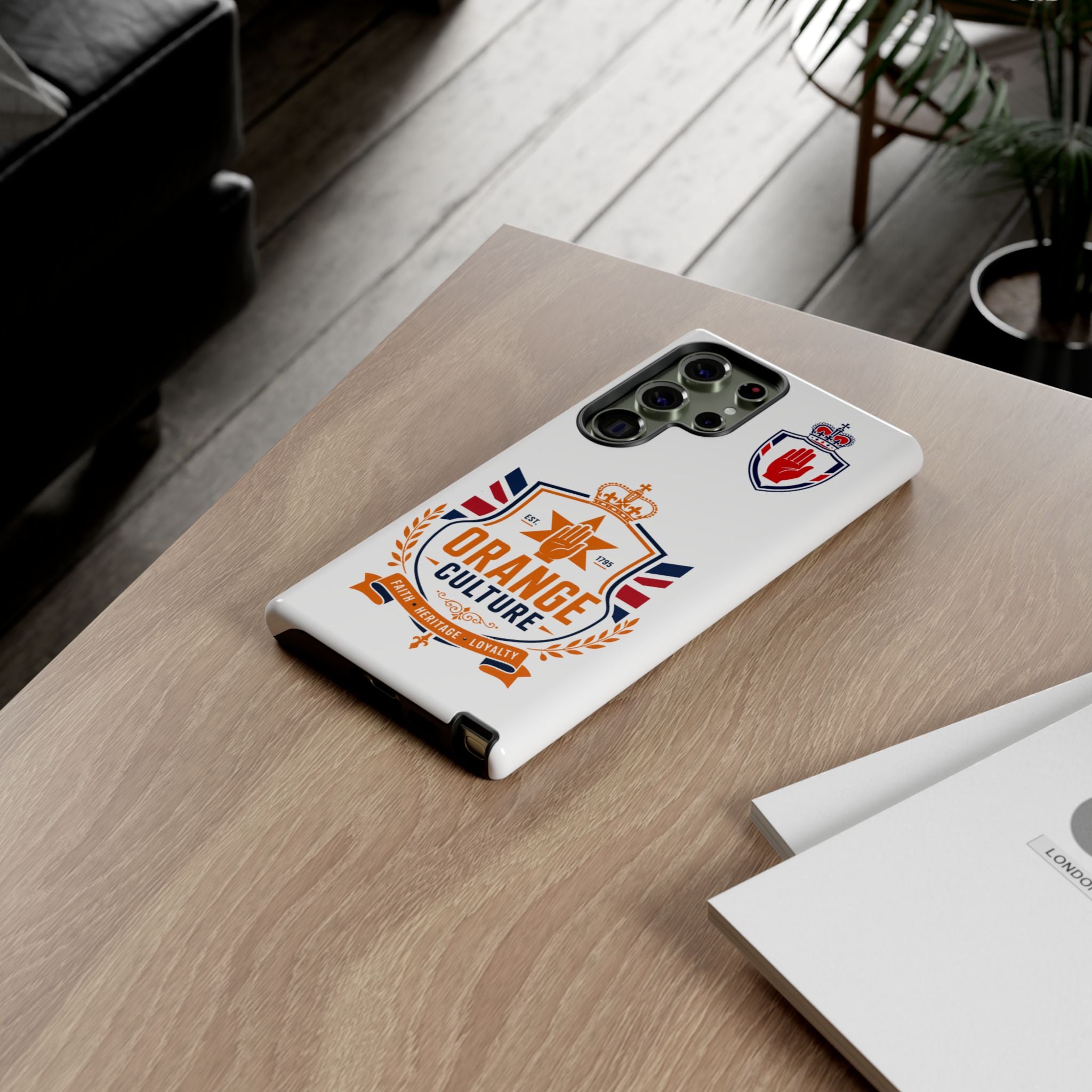 Orange Culture Phone Case — Patriotic Protective Cover