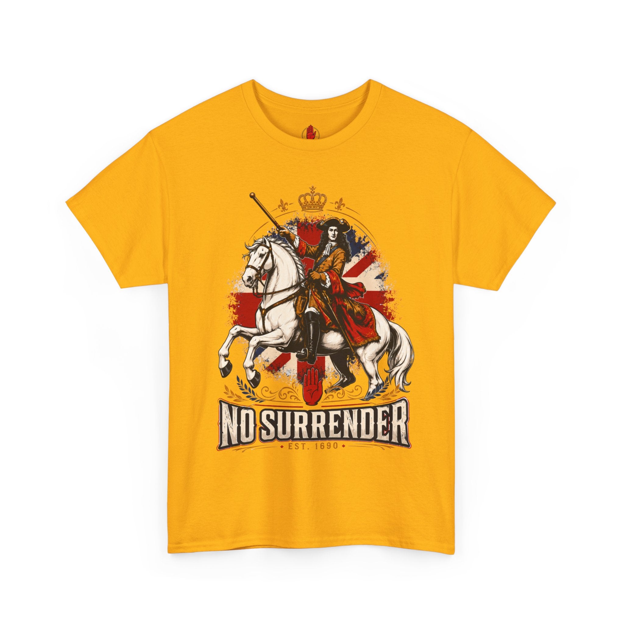 No Surrender T-Shirt — Bold British Graphic Tee