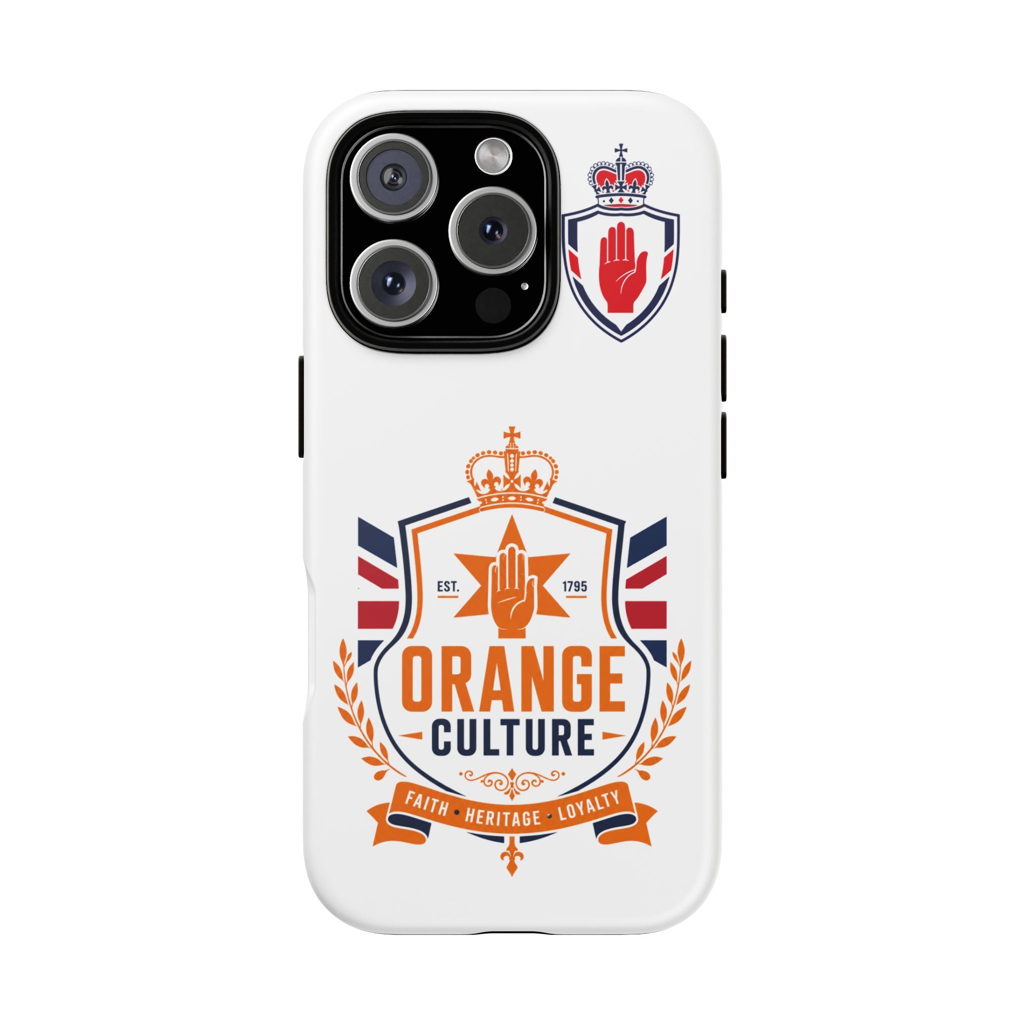 Orange Culture Phone Case — Patriotic Protective Cover