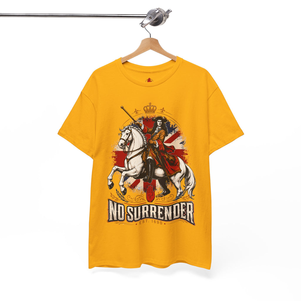 No Surrender T-Shirt — Bold British Graphic Tee
