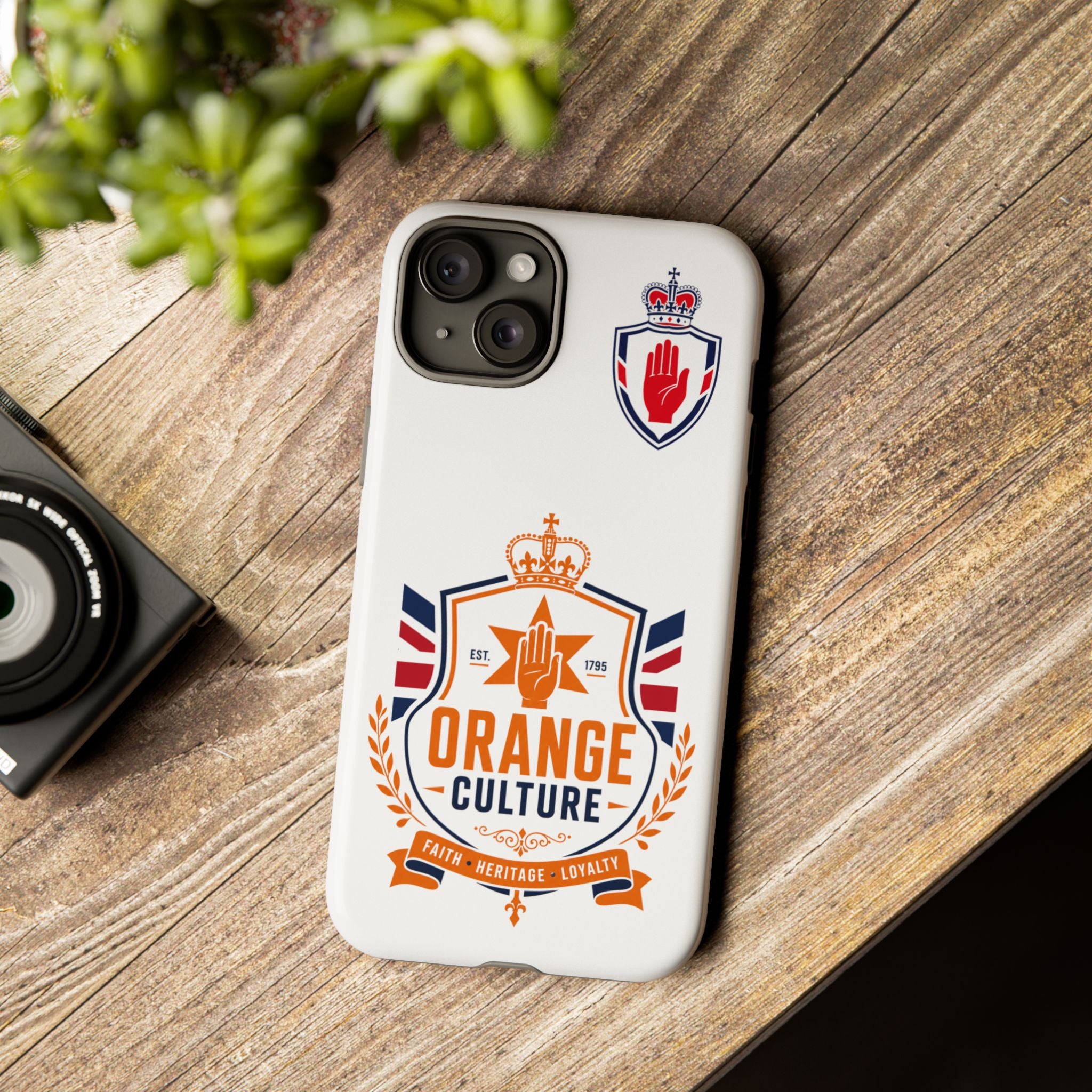 Orange Culture Phone Case — Patriotic Protective Cover