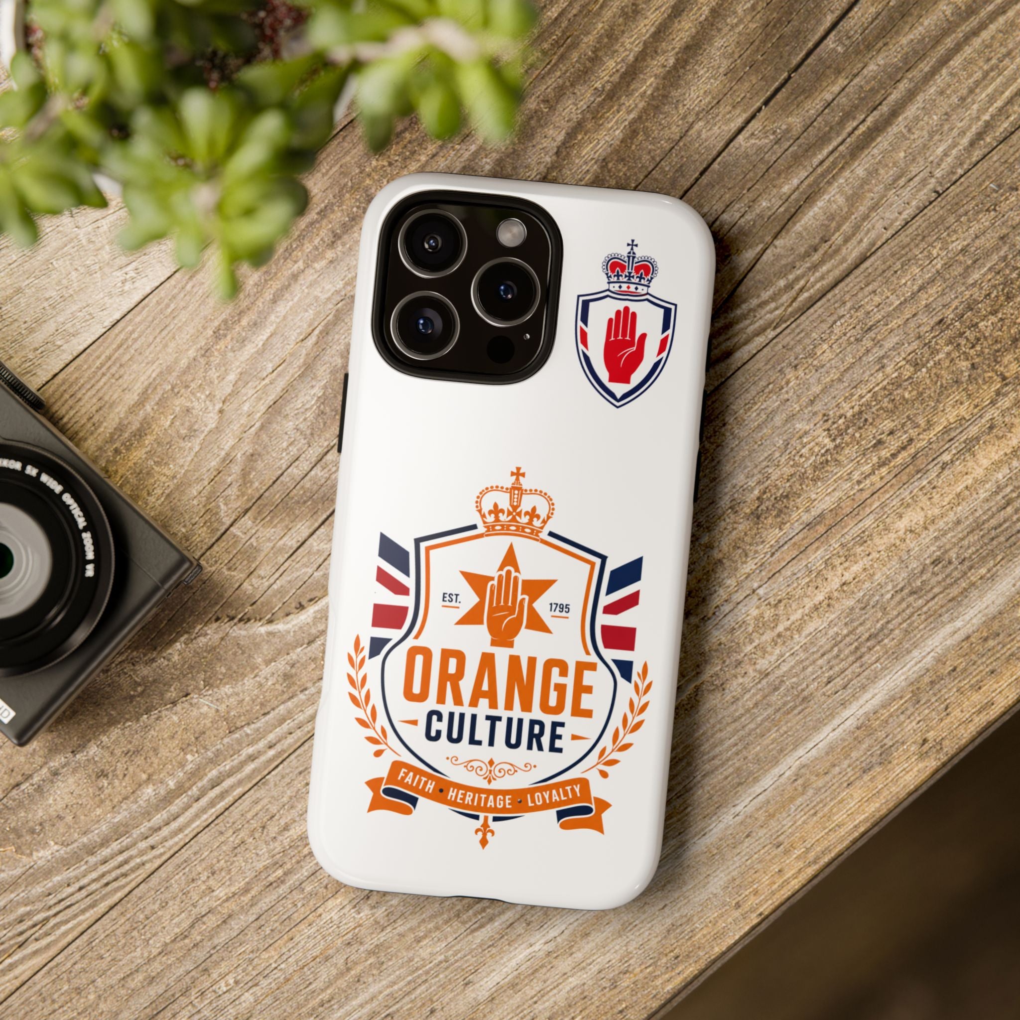 Orange Culture Phone Case — Patriotic Protective Cover