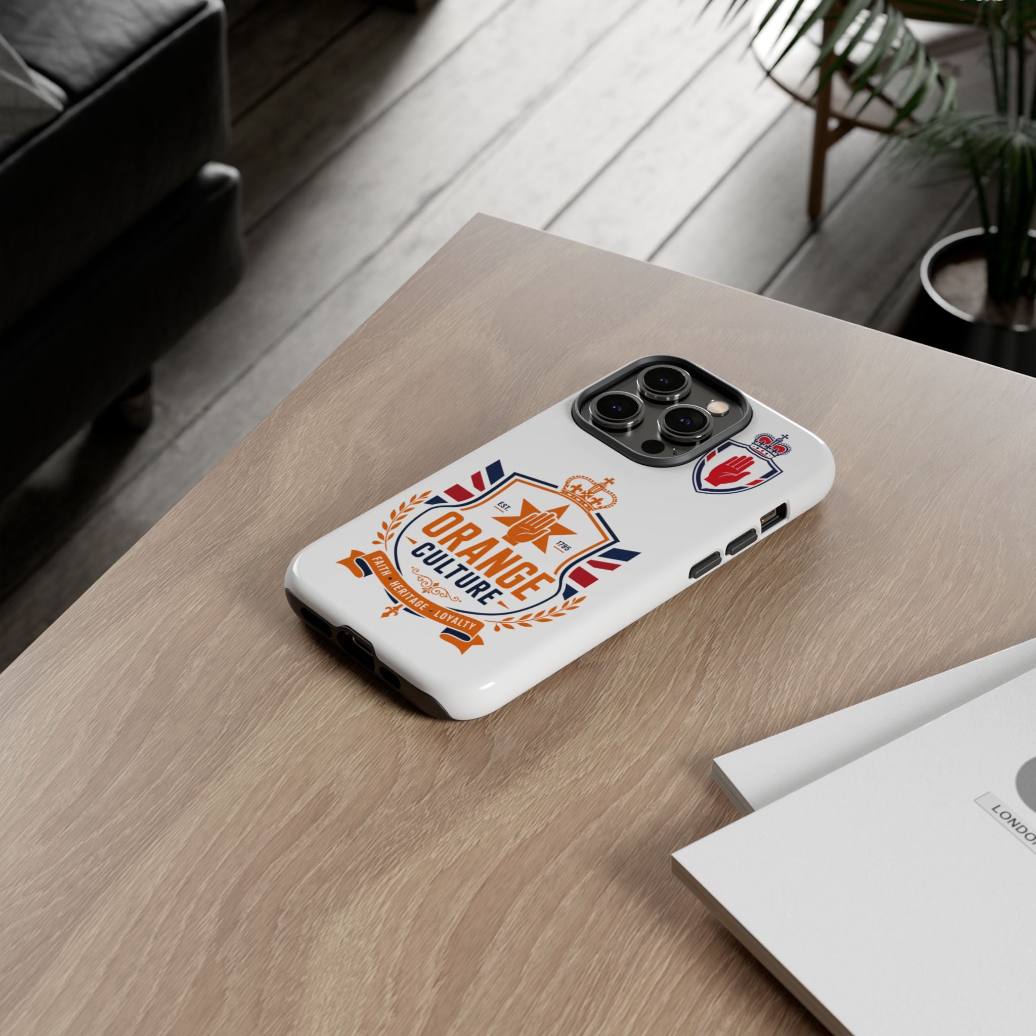 Orange Culture Phone Case — Patriotic Protective Cover