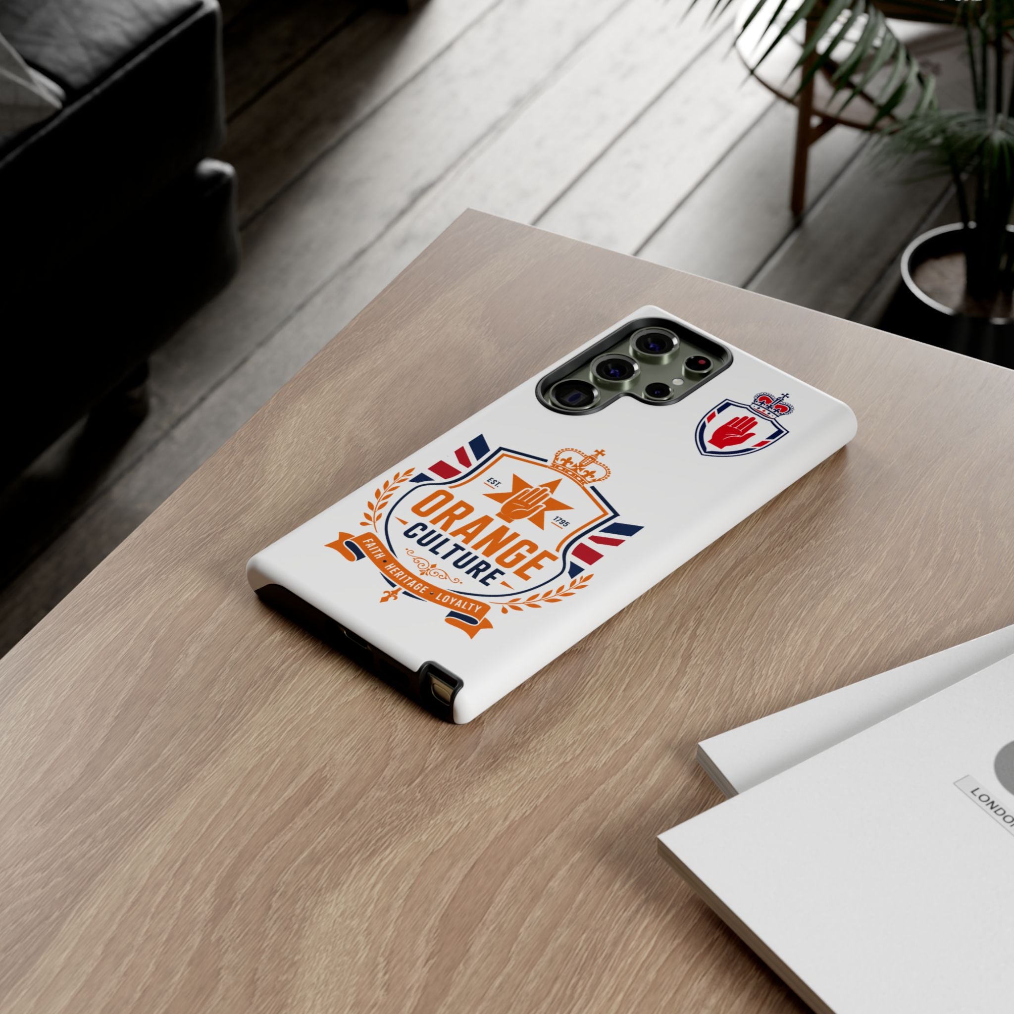 Orange Culture Phone Case — Patriotic Protective Cover