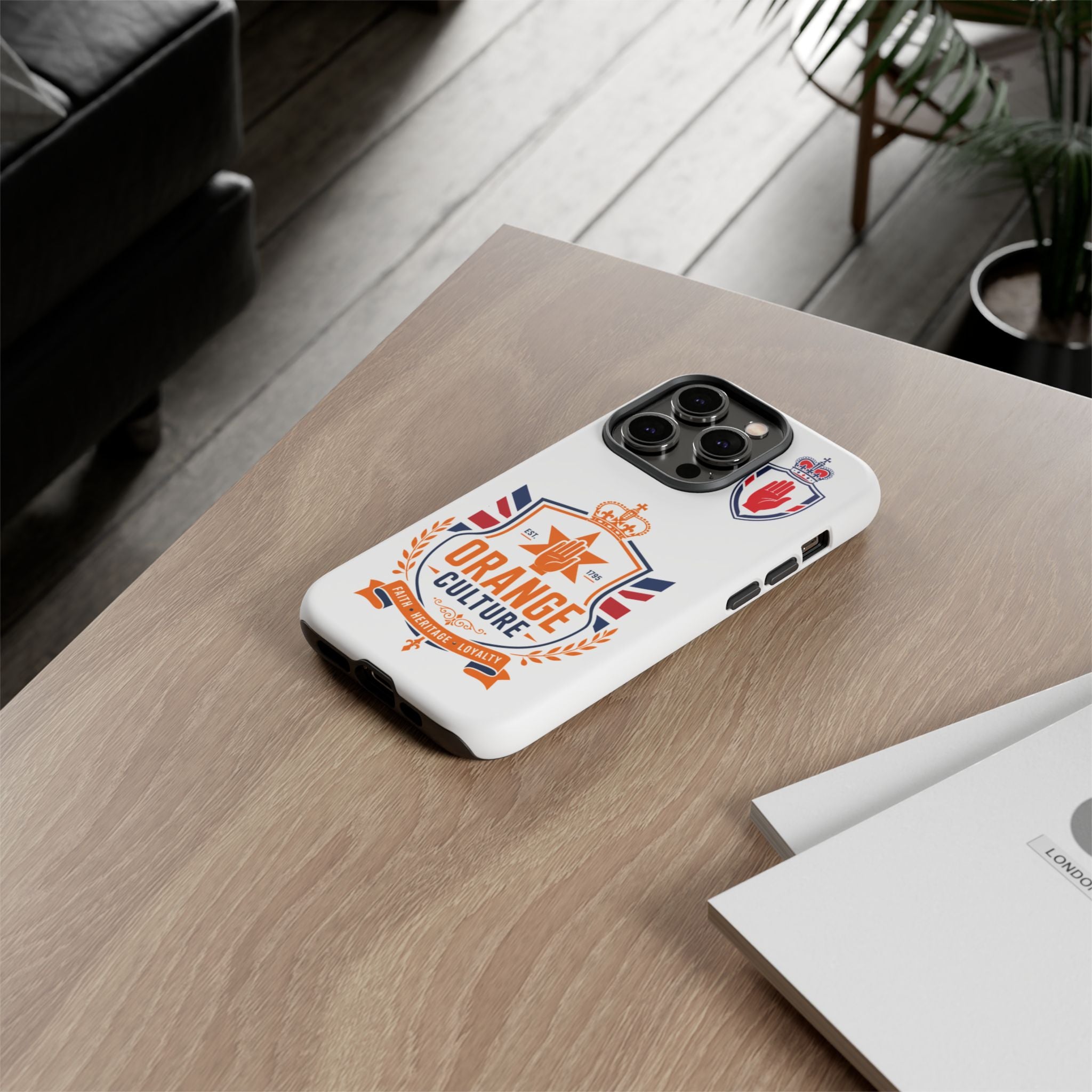 Orange Culture Phone Case — Patriotic Protective Cover