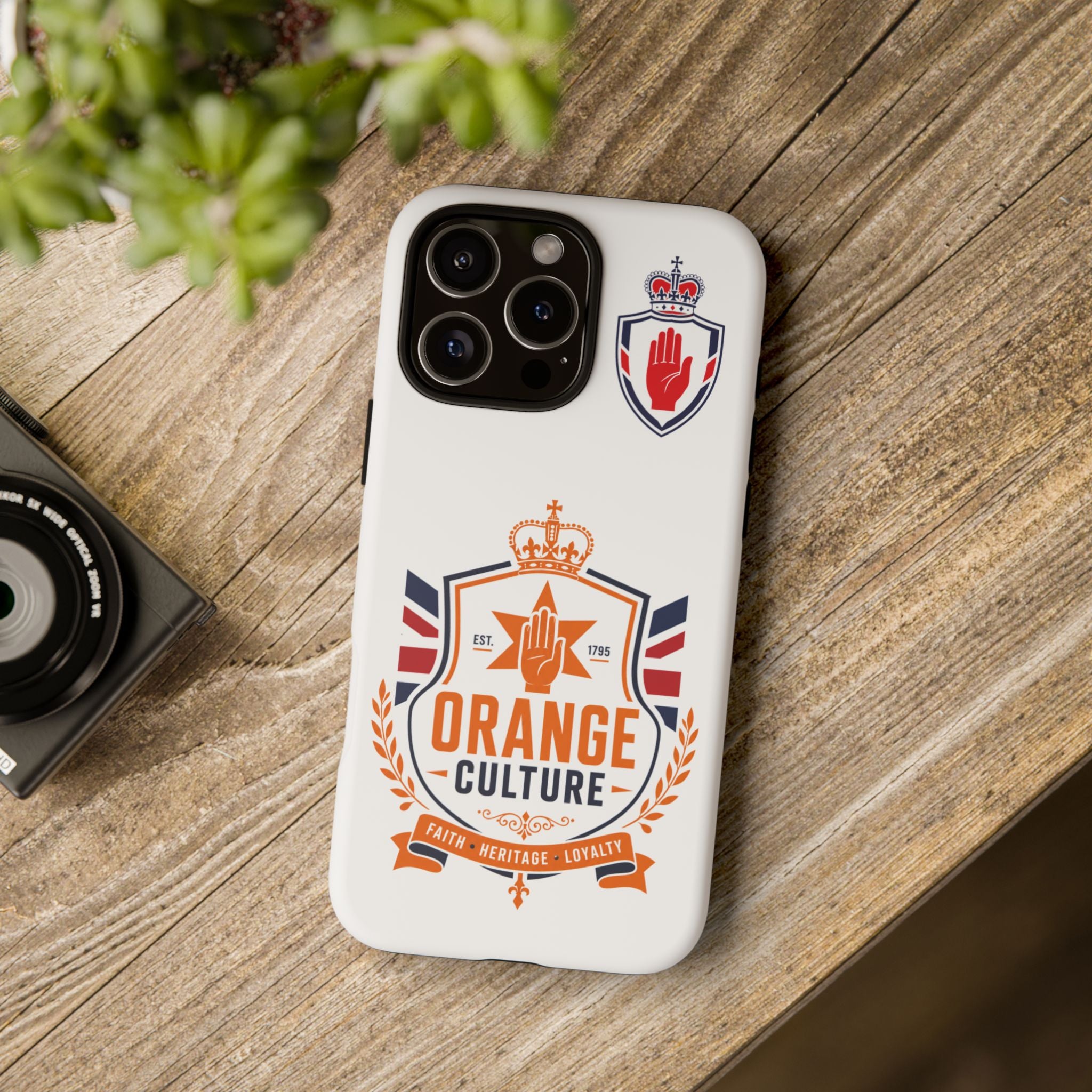 Orange Culture Phone Case — Patriotic Protective Cover