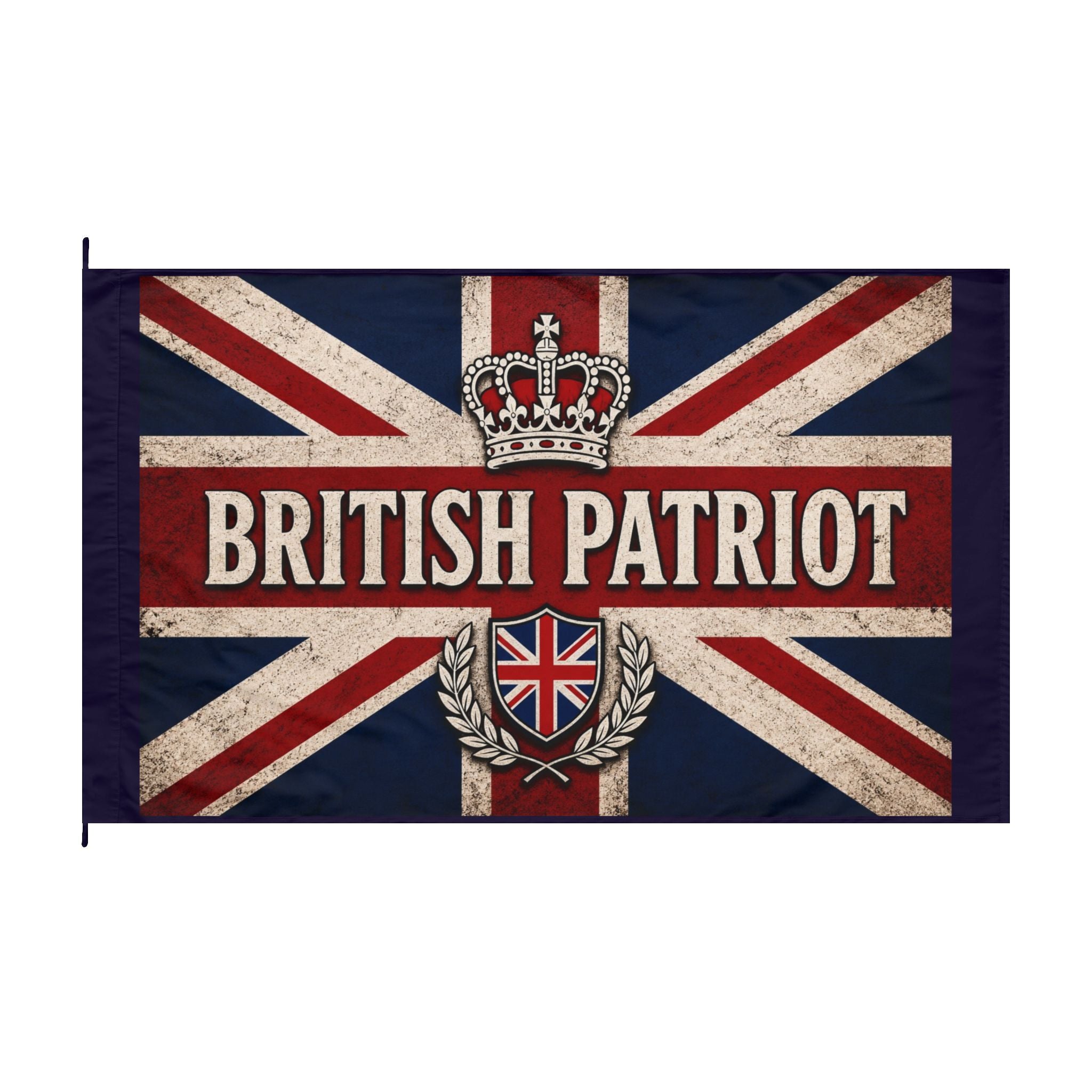 Double sided true British patriot flag