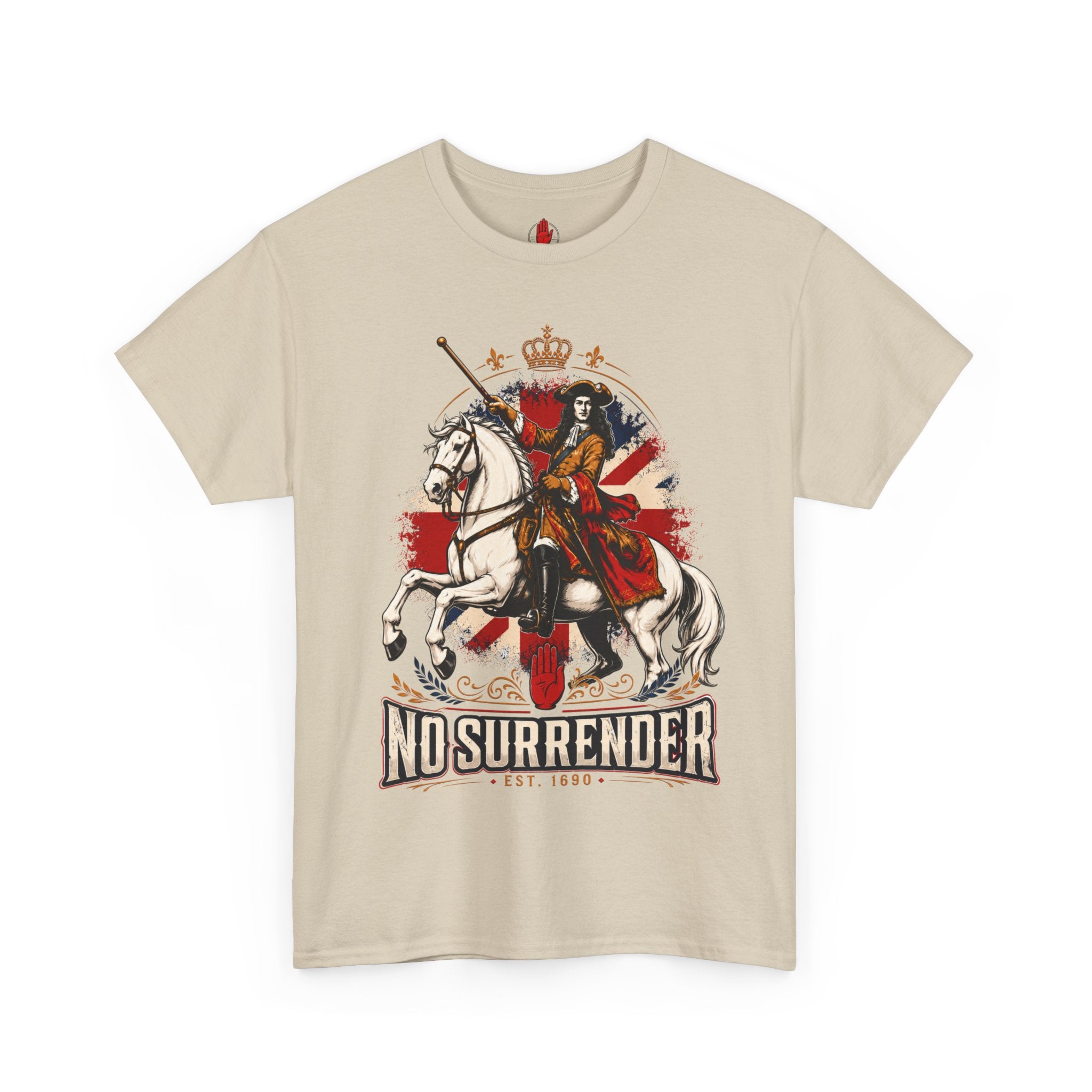 No Surrender T-Shirt — Bold British Graphic Tee