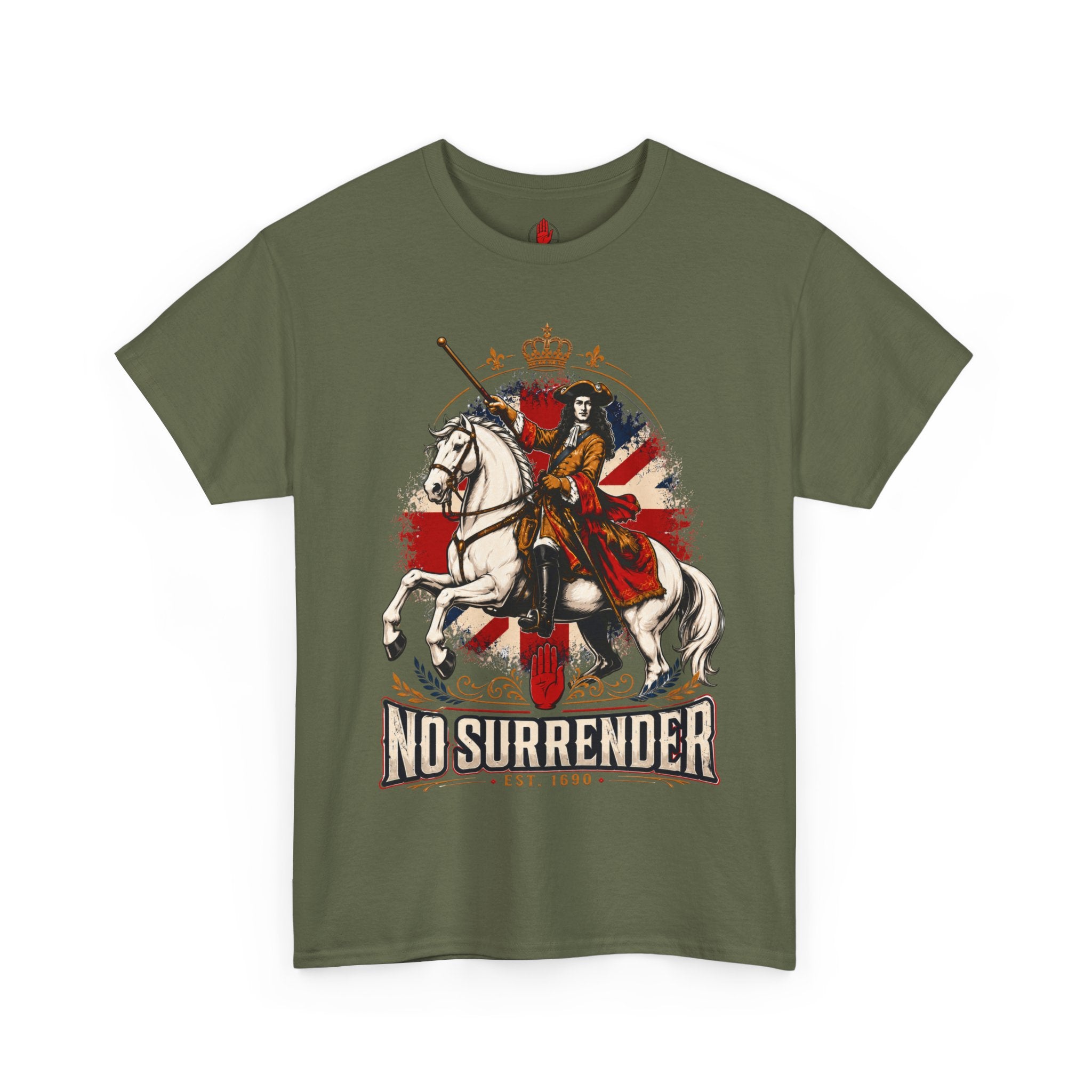 No Surrender T-Shirt — Bold British Graphic Tee