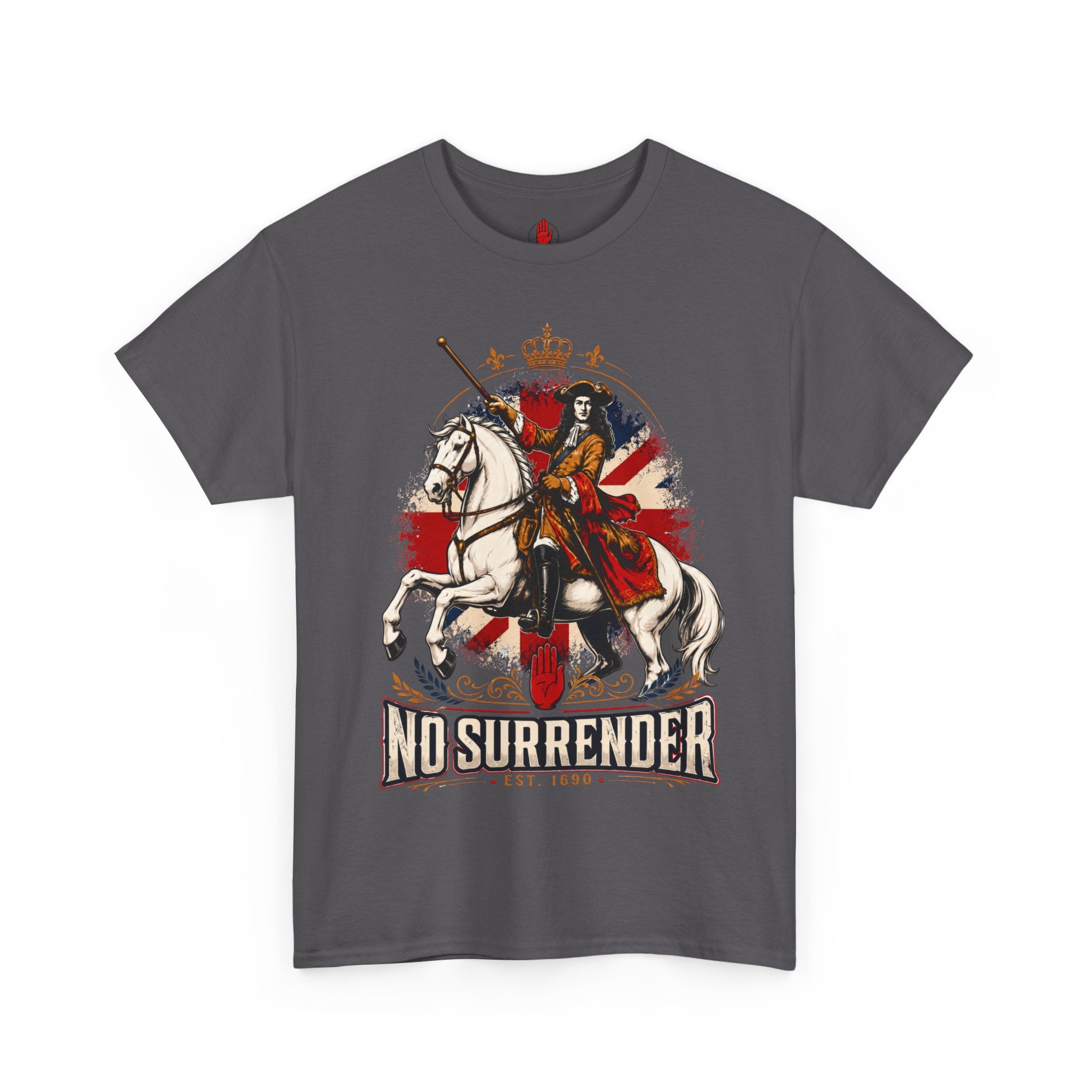 No Surrender T-Shirt — Bold British Graphic Tee