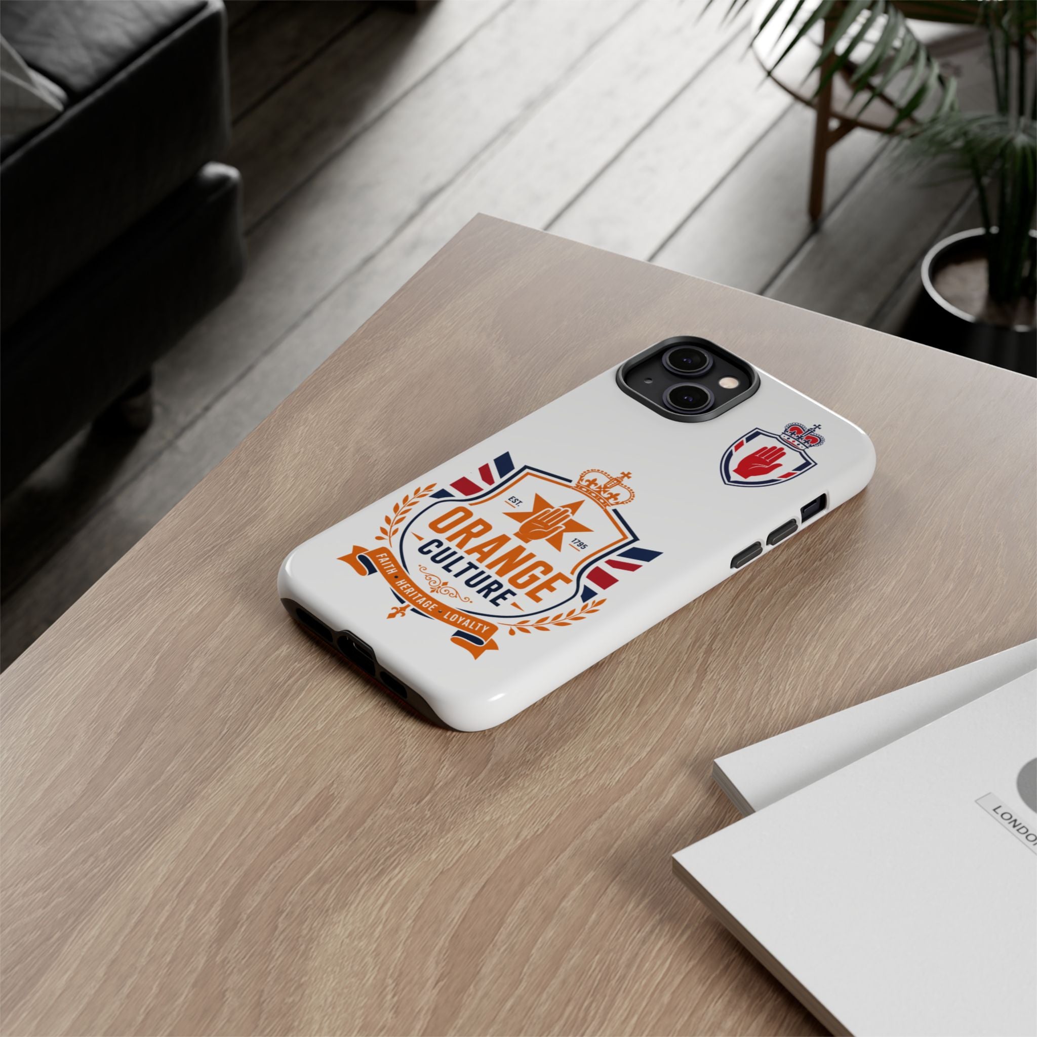 Orange Culture Phone Case — Patriotic Protective Cover