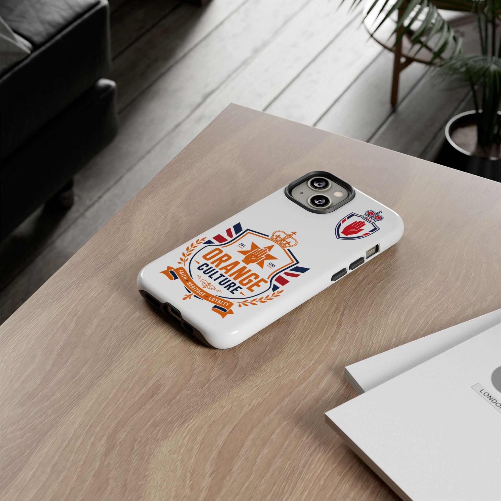 Orange Culture Phone Case — Patriotic Protective Cover