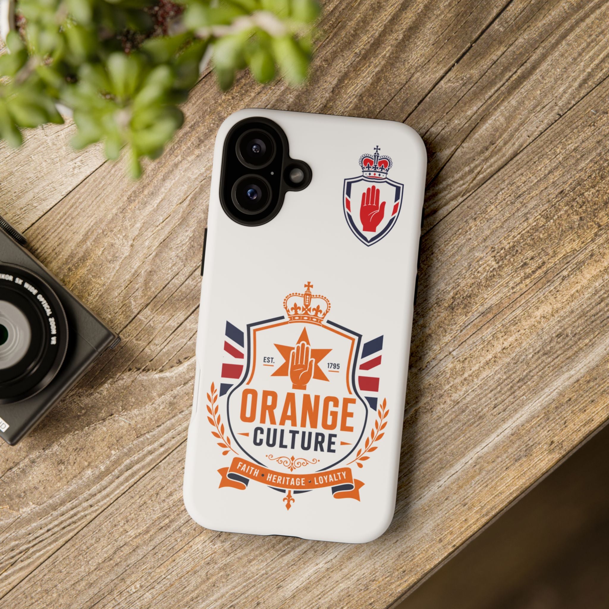 Orange Culture Phone Case — Patriotic Protective Cover
