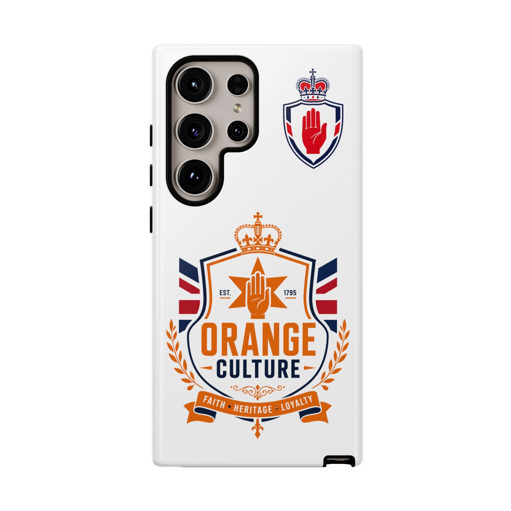 Orange Culture Phone Case — Patriotic Protective Cover