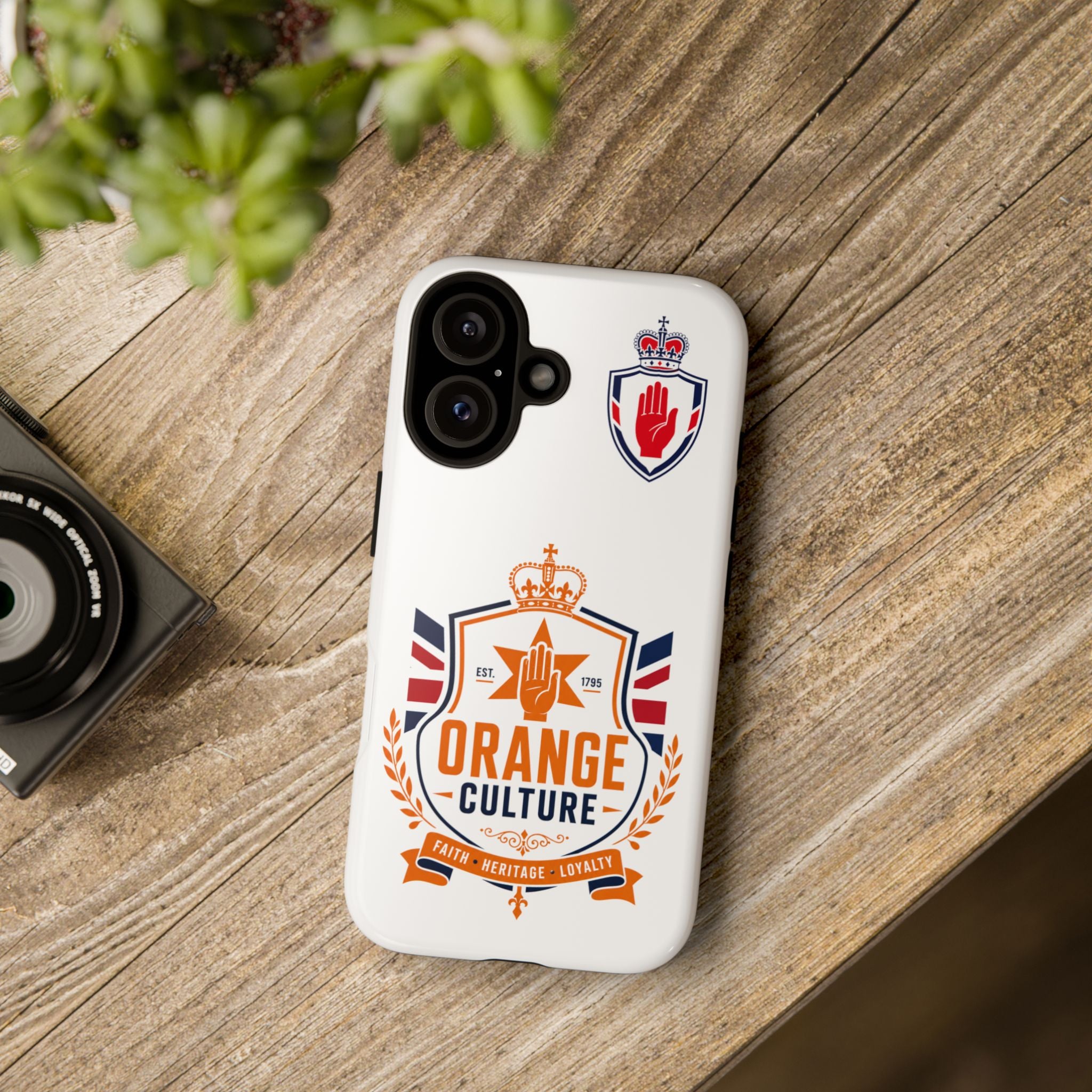 Orange Culture Phone Case — Patriotic Protective Cover