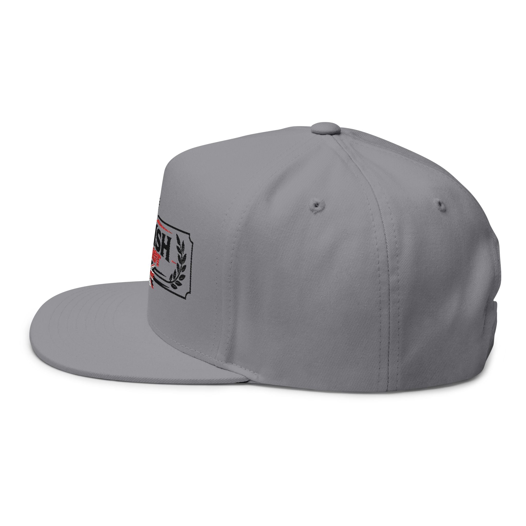British Patriot Embroidered Flat Bill Cap