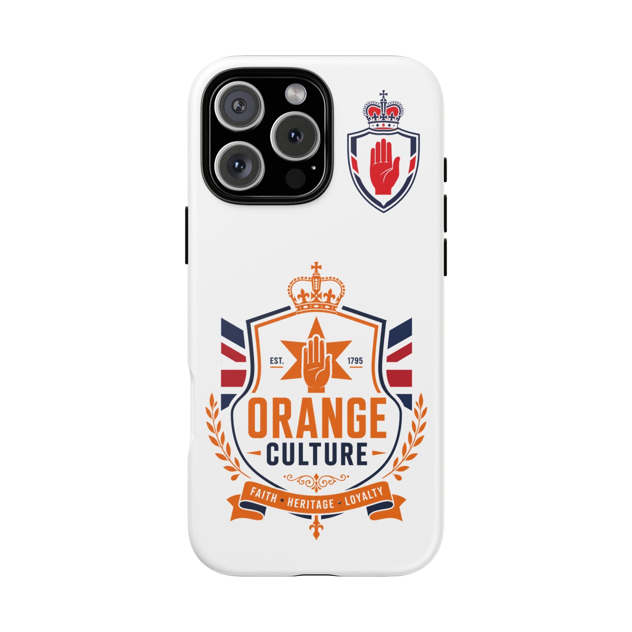 Orange Culture Phone Case — Patriotic Protective Cover