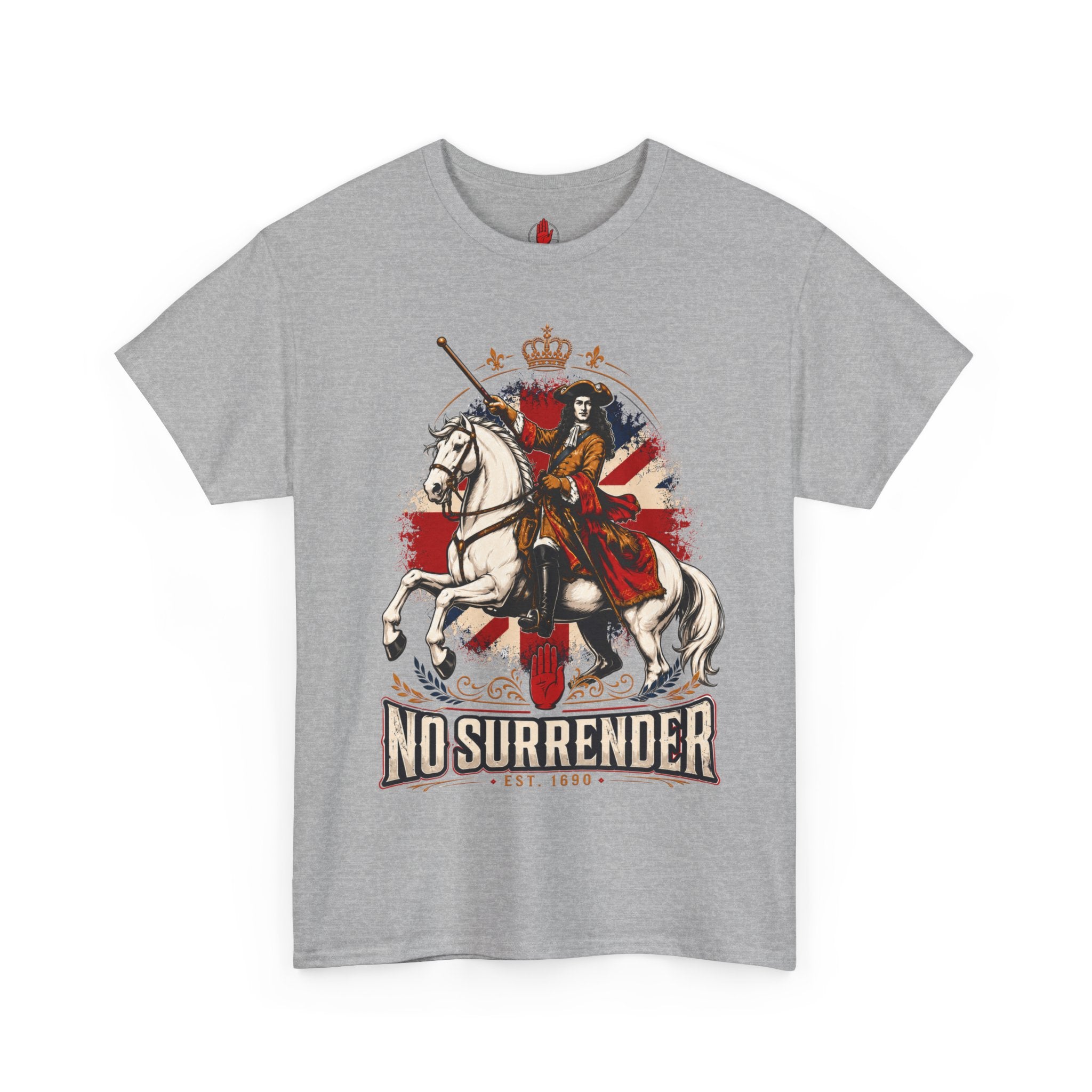 No Surrender T-Shirt — Bold British Graphic Tee