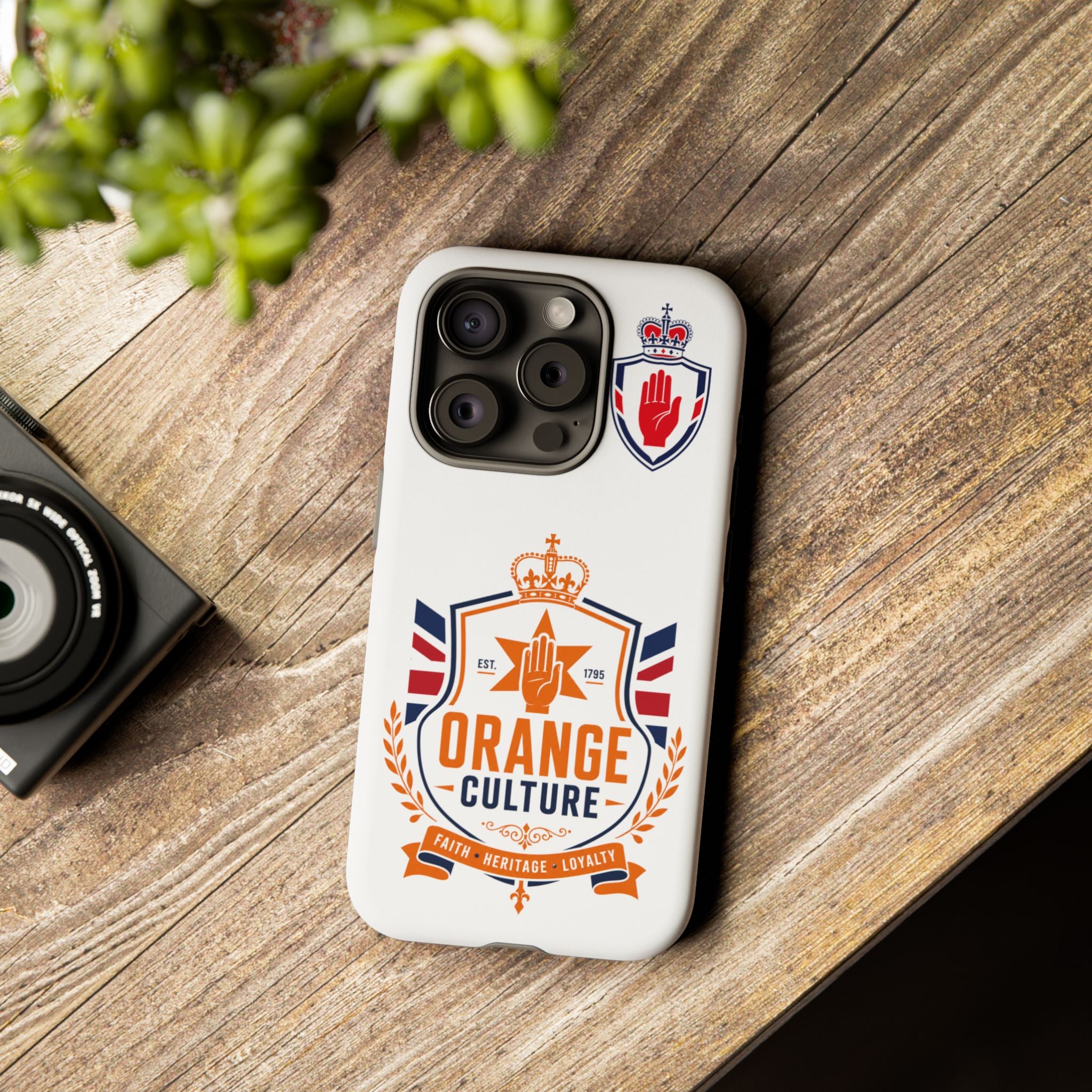 Orange Culture Phone Case — Patriotic Protective Cover
