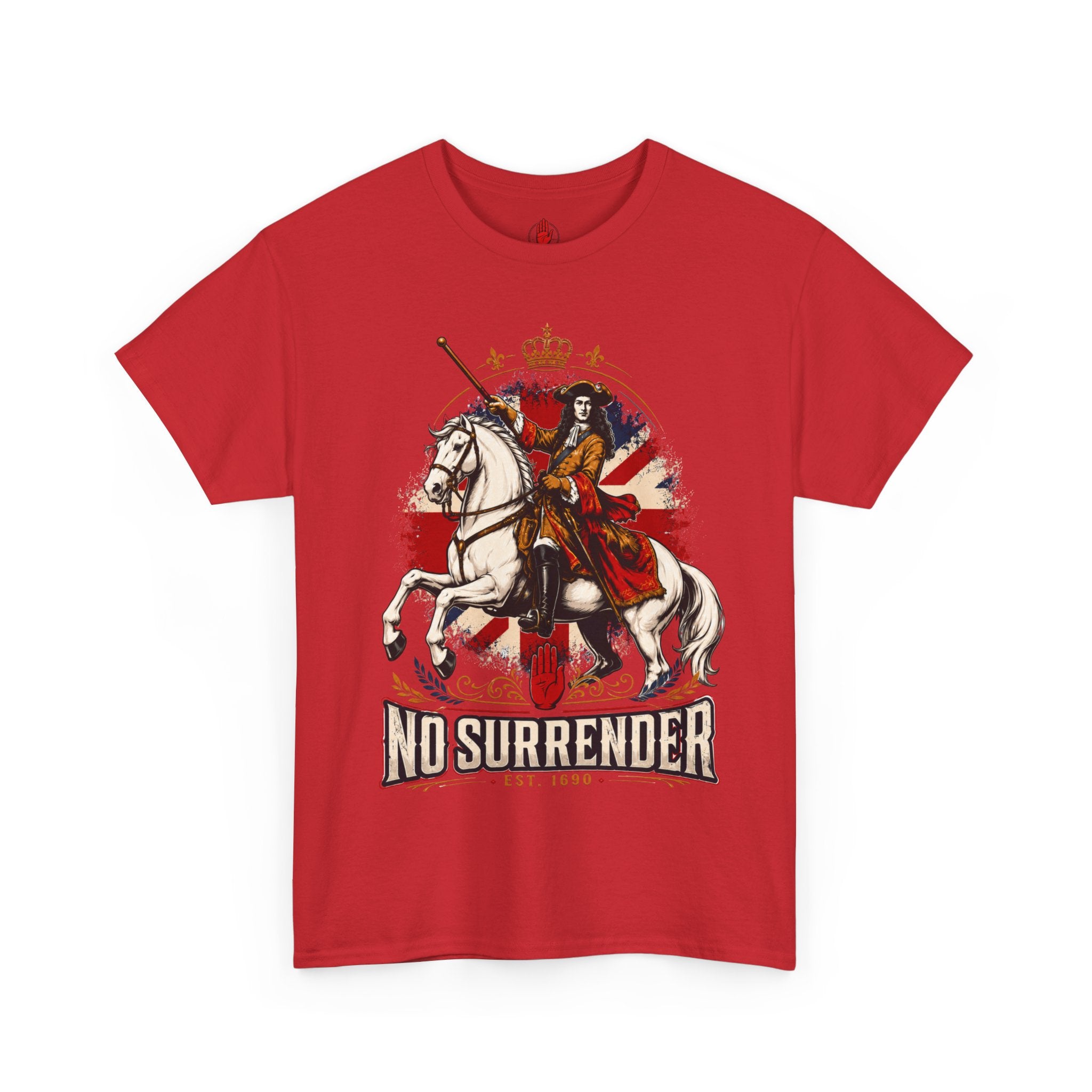 No Surrender T-Shirt — Bold British Graphic Tee